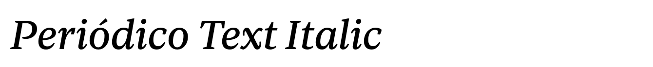 Periódico Text Italic image